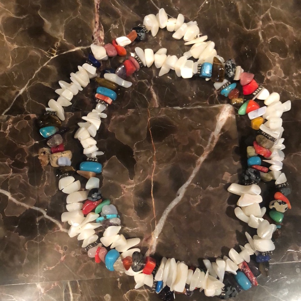 Multi Colored Stone Necklace. - image 2